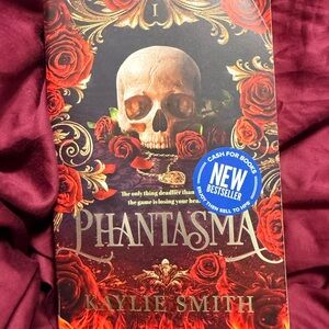 Phantasma Book with Skull and Roses Cover
